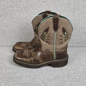 Justin Boots Gypsy Collection "Nettie" 8" Boot Womens Sz 8.5B
